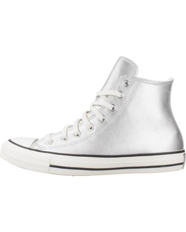 Sapatilhas de Mulher CONVERSE ZAPATILLAS MUJER MODELO CHUCK TAYLOR ALL STAR METALLIC LEATH SILVER