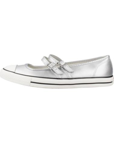 Woman Flat shoes CONVERSE BAILARINAS MUJER MODELO DAINTY MARY JANE SLIP COLOR PLATA SI SILVER