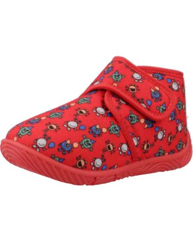 Pantufas de Menina e Menino CHICCO ZAPATILLAS HOGAR NINO MODELO TOLOM COLOR ROJO 720