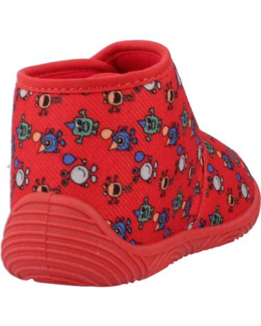 Pantufas de Menina e Menino CHICCO ZAPATILLAS HOGAR NINO MODELO TOLOM COLOR ROJO 720