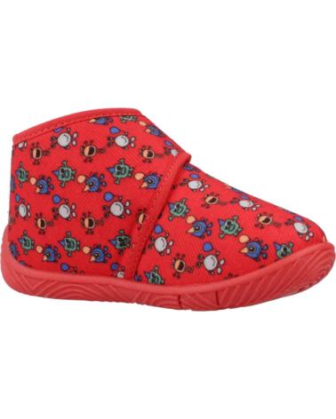Pantufas de Menina e Menino CHICCO ZAPATILLAS HOGAR NINO MODELO TOLOM COLOR ROJO 720