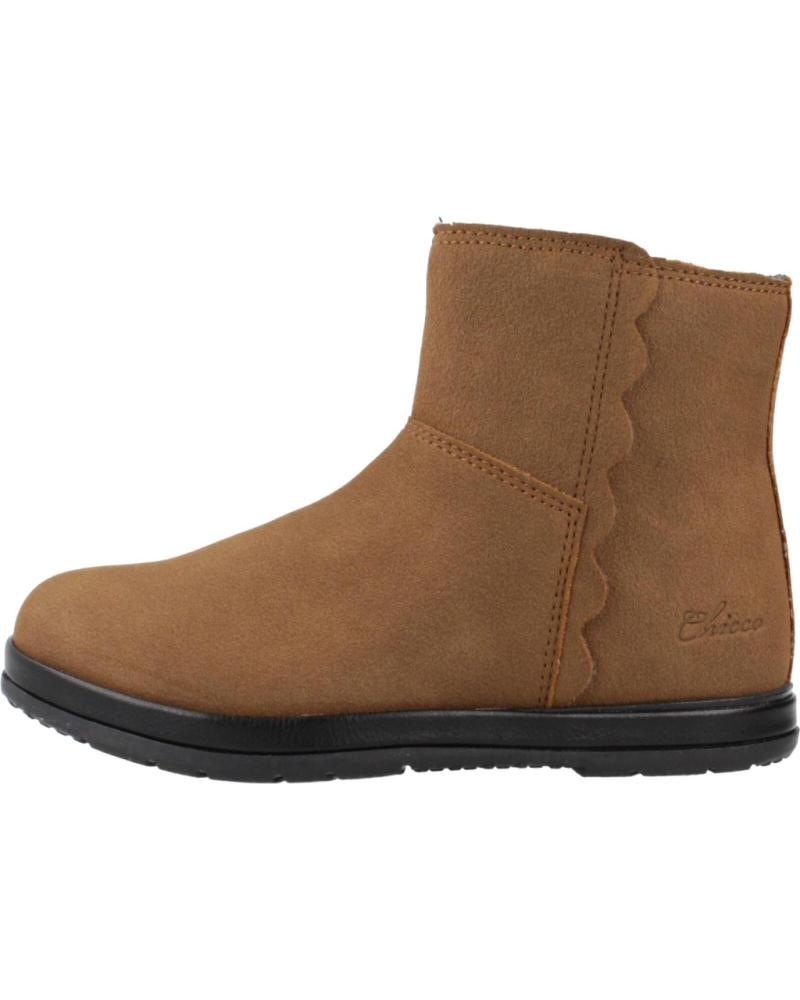 Botins de Menina CHICCO CAMPANA CUERO NEGRO
