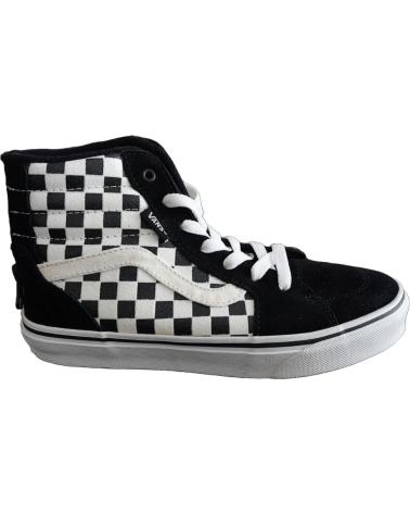 girl and boy Trainers VANS OFF THE WALL VANS MY FILMORE HI ZIP NEGRO