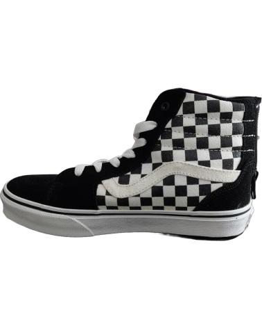 girl and boy Trainers VANS OFF THE WALL VANS MY FILMORE HI ZIP NEGRO