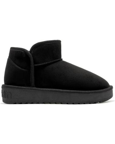 Woman Mid boots D FRANKLIN NORDIC LOW BASIC NEGRO