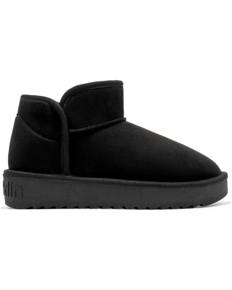 Woman Mid boots D FRANKLIN NORDIC LOW BASIC NEGRO