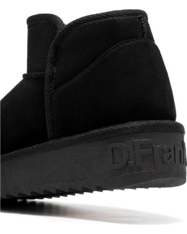Woman Mid boots D FRANKLIN NORDIC LOW BASIC NEGRO