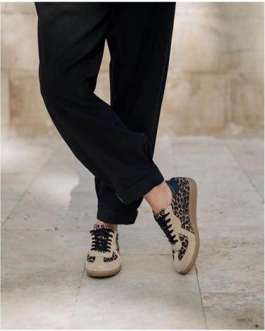 Sapatilhas de Mulher POPA SNEAKERS IMPERIAL LEOPARD MUJER CUERO MARRóN