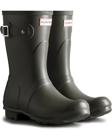 BOTAS DE AGUA HUNTER ORIGINAL SHORT WATERPROOF VERDE OLIVA OLIVE