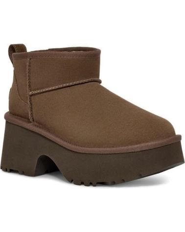 Stivaletti-De-Mujer-UGG-BOTINES-PLANOS-W-CLASSIC-ULTRA-MINI-NEW-MUJER-TAUPE-MARRóN