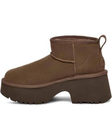 Stivaletti-De-Mujer-UGG-BOTINES-PLANOS-W-CLASSIC-ULTRA-MINI-NEW-MUJER-TAUPE-MARRóN