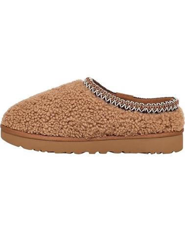 Schuhe für Damen UGG ZUECOS W TASMAN MAXI CURLY MUJER CUERO MARRóN