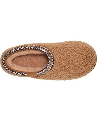 Schuhe für Damen UGG ZUECOS W TASMAN MAXI CURLY MUJER CUERO MARRóN