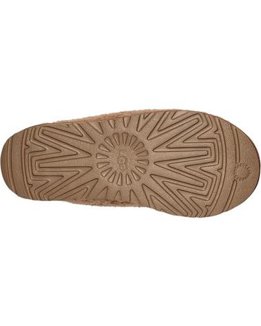 Schuhe für Damen UGG ZUECOS W TASMAN MAXI CURLY MUJER CUERO MARRóN