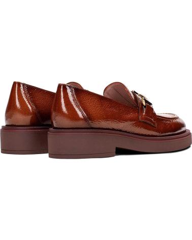 Halbschuhe für Damen HISPANITAS MOCASIN PLANO Y ADORNO HEBILLA C001 CUERO