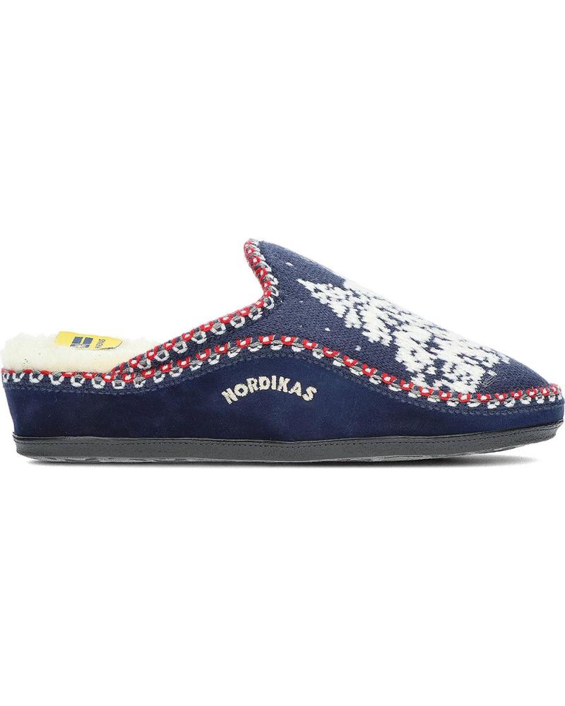 Pantufas de Mulher NORDIKAS PANTUFLAS SCOTT 1502 AZUL