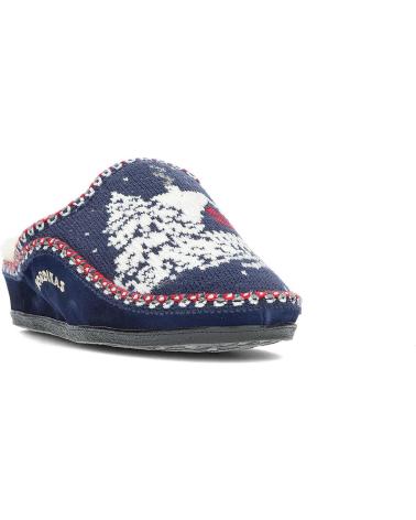 Pantufas de Mulher NORDIKAS PANTUFLAS SCOTT 1502 AZUL