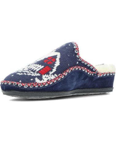 Pantufas de Mulher NORDIKAS PANTUFLAS SCOTT 1502 AZUL