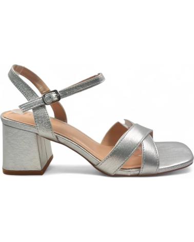 Sandales pour Femme TIMBOS SANDALIA TACON FIESTA DE MUJER PLATA 130657 AMARILLO