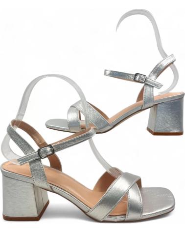 Sandales pour Femme TIMBOS SANDALIA TACON FIESTA DE MUJER PLATA 130657 AMARILLO