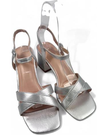 Sandales pour Femme TIMBOS SANDALIA TACON FIESTA DE MUJER PLATA 130657 AMARILLO
