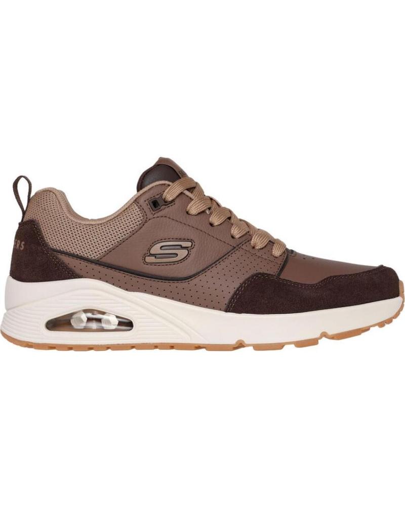 Esportes  de Homem SKECHERS SNEAKERS UNO-RETRO ONE HOMBRE MARRON MARRóN