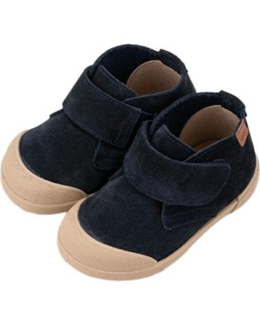Botines de Niña y Niño IGOR BOTITAS RESPETUOSAS DE SERRAJE TUI AZUL