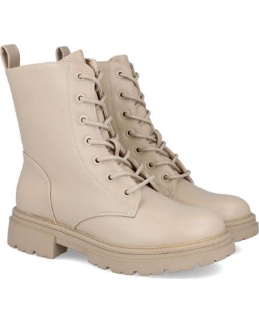 Botas de Niña BUBBLE BOBBLE BUBBLE KIDS C819 BOTAS MILITARES DE NINA BEIGE