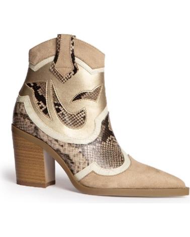 Botins de Mulher CORINA BOTIN CON TACON COWBOY PARA MUJER M4745 COLOR ARENA