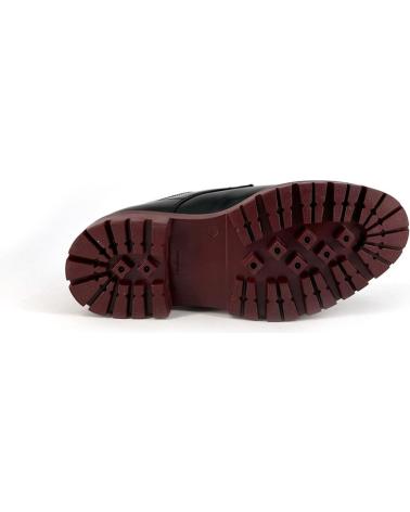 Chaussures pour Homme DUCA DI MORRONE ITALO - LEATHER -BURGUNDY BLACK