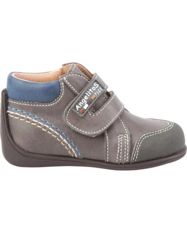 Stiefel für Mädchen und Junge ANGELITOS BOTAS 610 BOTA VELCRO GRIS
