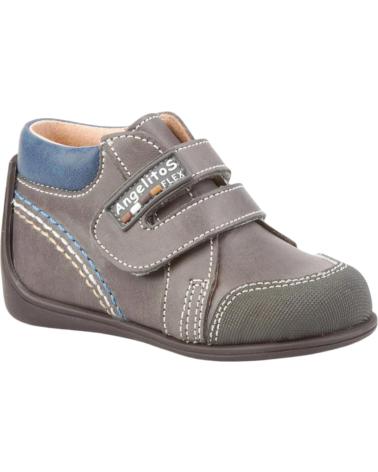 Stiefel für Mädchen und Junge ANGELITOS BOTAS 610 BOTA VELCRO GRIS Stiefel für Mädchen und Junge ANGELITOS BOTAS 610 BOTA VELCRO GRIS