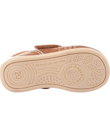 Botins de Menina ANGELITOS BOTAS 610 BOTA VELCRO MARRóN