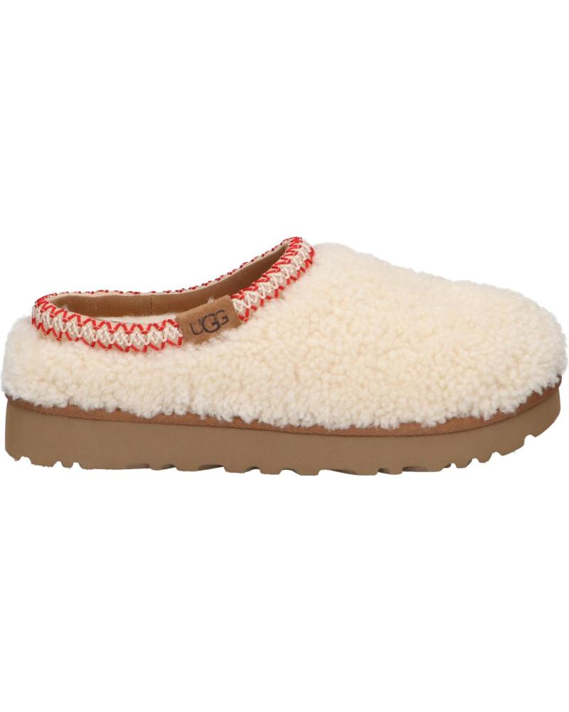 Pantufas de Mulher UGG 1158356 TASMAN MAXI CURLY NATURAL
