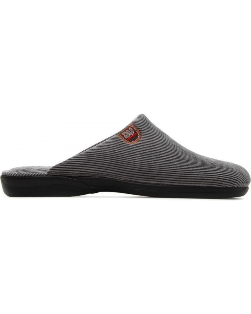 Pantufas de Homem DEVALVERDE ZAPATILLA CASA PARA HOMBRE 3073 COLOR GRIS