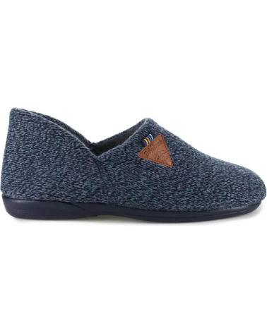 Pantufas de Homem DEVALVERDE ZAPATILLA CASA PARA HOMBRE 3529 COLOR MARINO