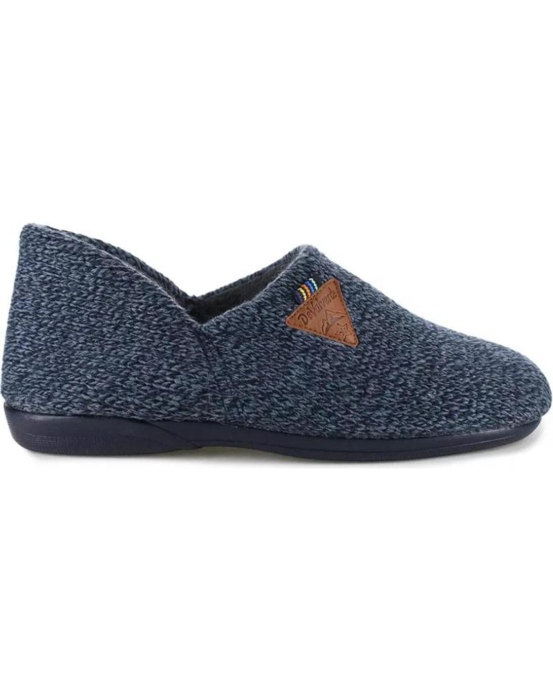 Pantufas de Homem DEVALVERDE ZAPATILLA CASA PARA HOMBRE 3529 COLOR MARINO