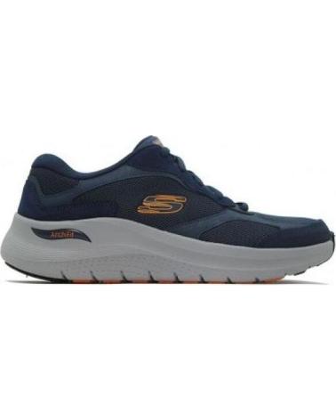 Man Trainers SKECHERS HOMBRE ARCH FIT 2 0 THE KEEP 232702-NVOR AZUL