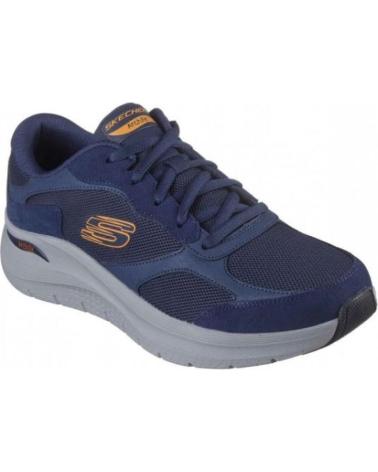 Man Trainers SKECHERS HOMBRE ARCH FIT 2 0 THE KEEP 232702-NVOR AZUL