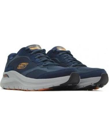 Man Trainers SKECHERS HOMBRE ARCH FIT 2 0 THE KEEP 232702-NVOR AZUL