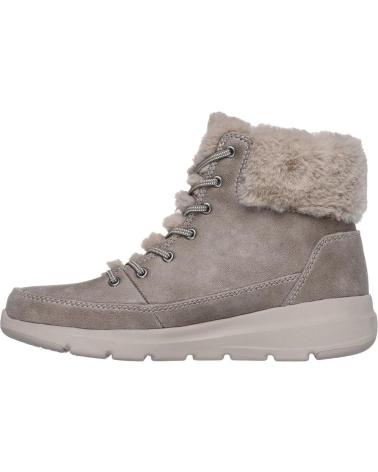 SKECHERS BOTTE GLACIAL ULTRA WONDERLAND TAUPE TAUPE