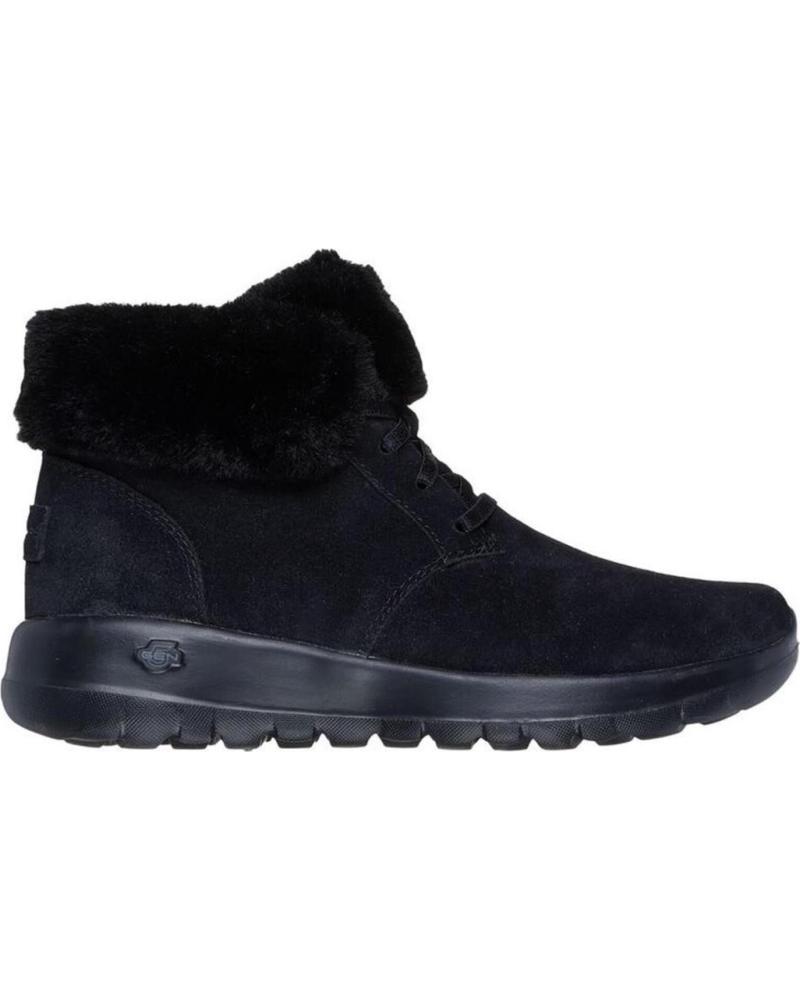 Stivaletti per Donna SKECHERS ON-THE-GO JOY COZY HAVEN NEGRO