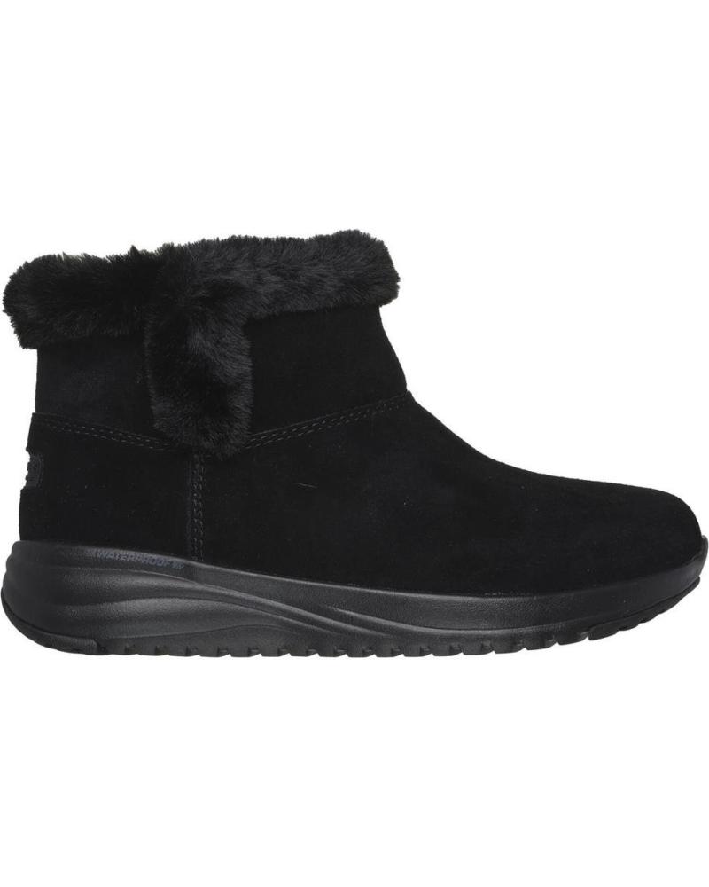 Botins de Mulher SKECHERS ON-THE-GO STELLAR COZY STEP NEGRO