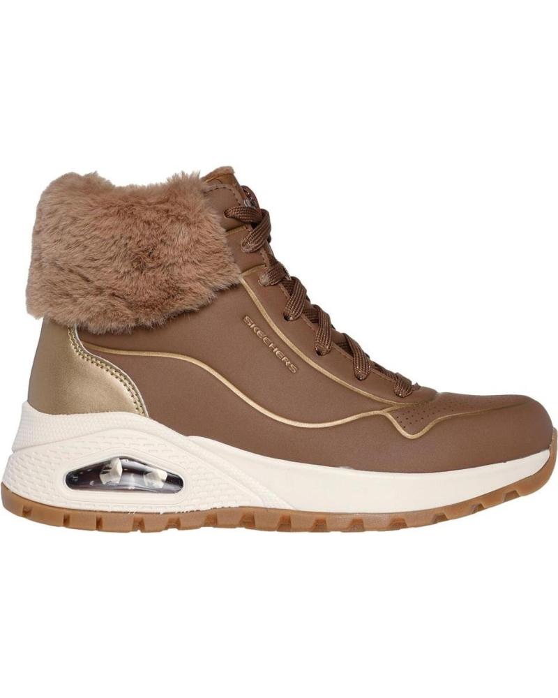 Bottines pour Femme SKECHERS UNO RUGGED FALL SRHIMMER TAUPE