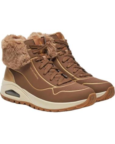 Bottines pour Femme SKECHERS UNO RUGGED FALL SRHIMMER TAUPE