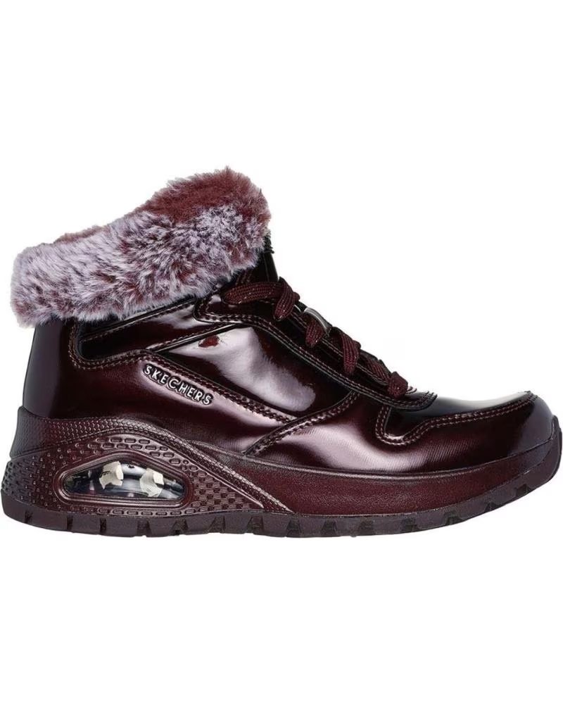 Sportivo per Donna SKECHERS UNO FIESTY WINTER BURDEOS GRANATE