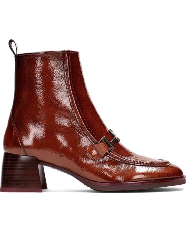 Stiefel für Damen HISPANITAS BOTIN ESTILO MOCASIN CREMALLERA C001 CUERO