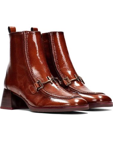 Bottines pour Femme HISPANITAS BOTIN ESTILO MOCASIN CREMALLERA C001 CUERO