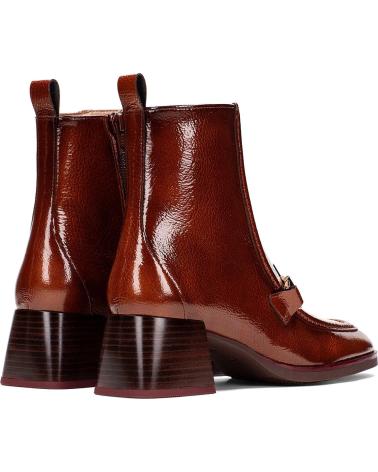 Bottines pour Femme HISPANITAS BOTIN ESTILO MOCASIN CREMALLERA C001 CUERO