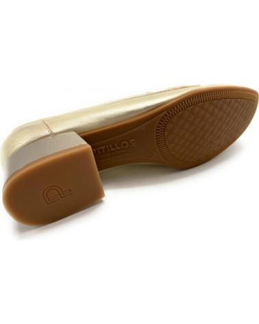 Sapatos de Mulher PITILLOS 5771 ORO MOCASIN TACON VARIOS COLORES